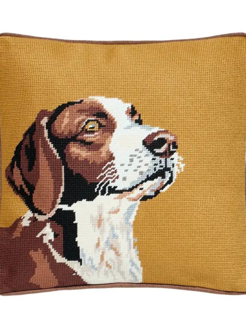 Camp Wandawega Hunting Dog Embroidered Pillow NEW